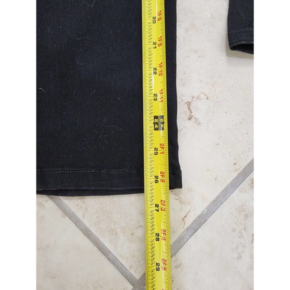 No Boundaries Stretch Mid Rise‎ Skinny Jeans Black Denim Womens Juniors Size 1 - Picture 4 of 7